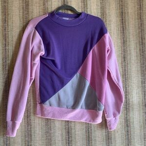 Brooks Activewear Athletic Sweatshirt Vintage 80s Women’s Size Large Pink